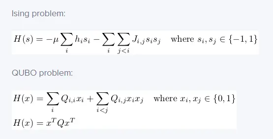 ising qubo problems